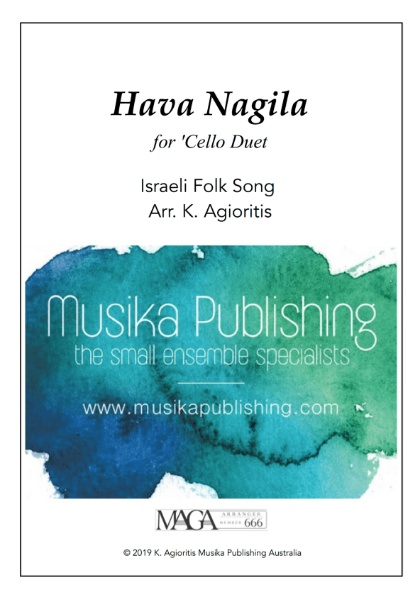 Hava Nagila - 'Cello Duet (arr. Kate Agioritis)
