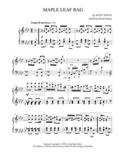 Maple Leaf Rag (arr. Dennis Frayne)