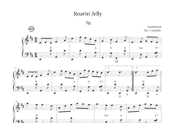 Roarin' Jelly (arr. Julia Gordon)
