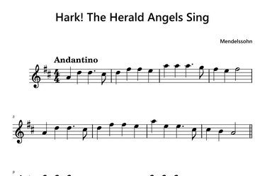 Hark! The Herald Angels Sing (arr. Funtom)
