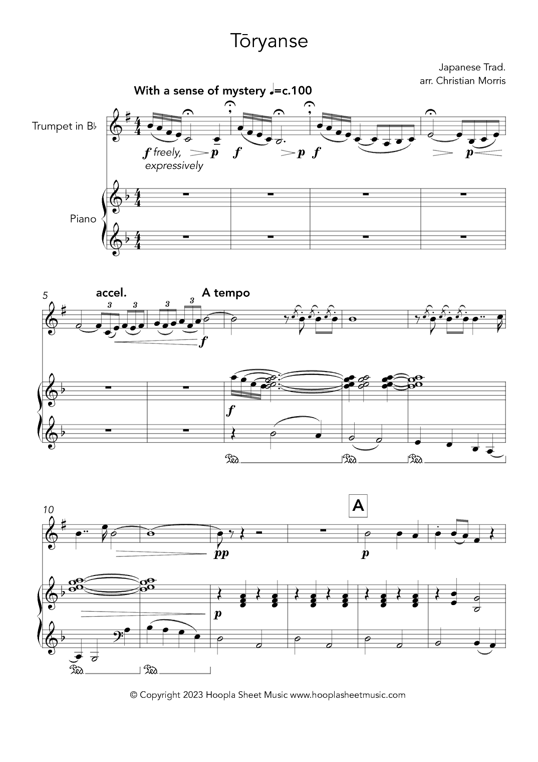Tōryanse (通りゃんせ) (arr. Christian Morris)