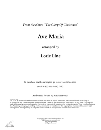 Ave Maria (arr. Lorie Line)