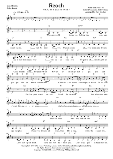 Reach (arr. Katy Bradley)