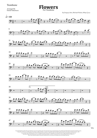 Flowers (arr. Daniel Nakamura)