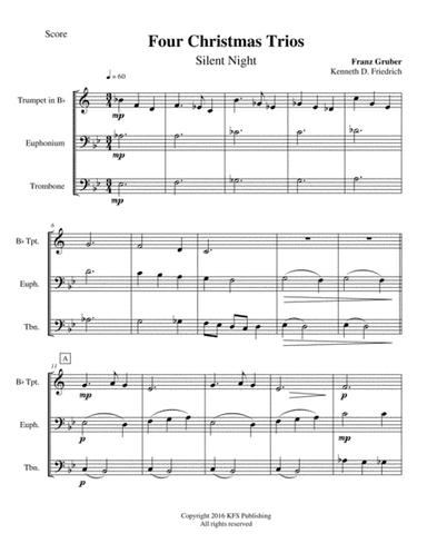 Four Christmas Trios (arr. Kenneth D. Friedrich)