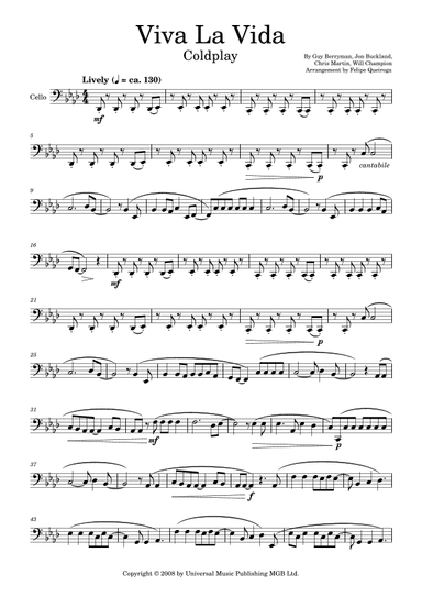 Viva La Vida (arr. Felipe Queiroga)