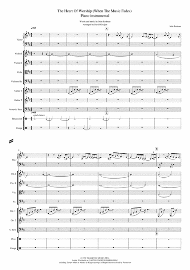 The Heart Of Worship (when The Music Fades) (arr. David Kocijan)
