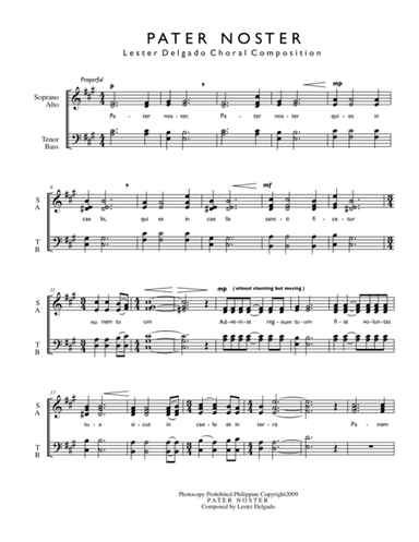 PATER NOSTER (Our Father)