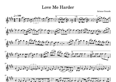 Love Me Harder (arr. Julia Mills)