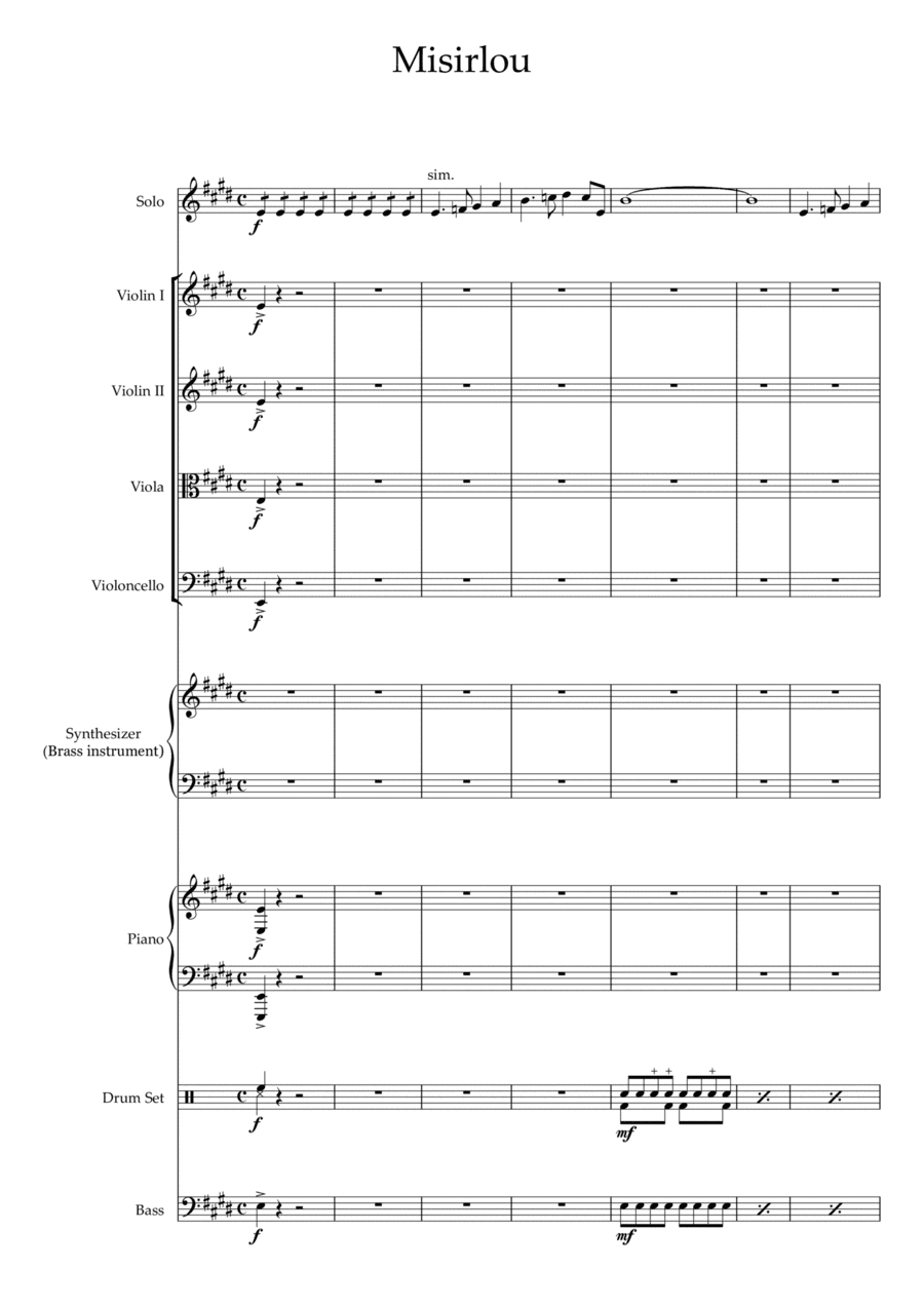 Misirlou (arr. V.H.)