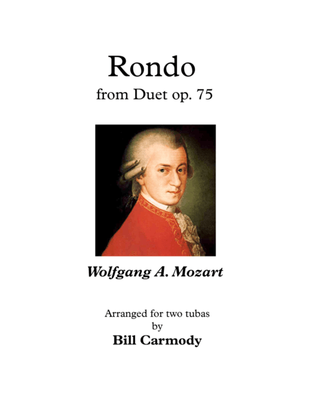 Rondo from Mozart Duet op. 75 (arr. Bill Carmody)
