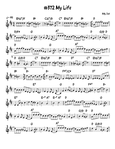 My Life (arr. John Fries)