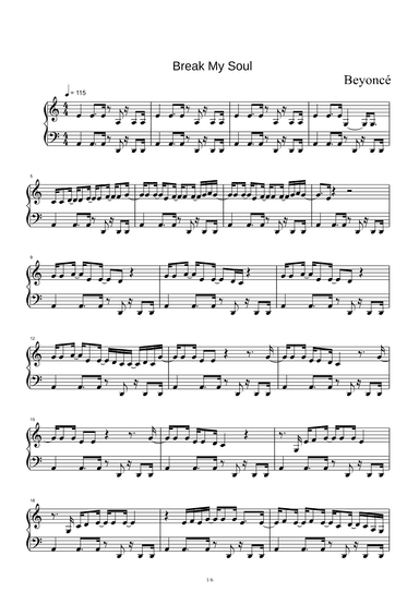 Break My Soul (arr. Beyonce)