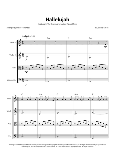 Hallelujah (arr. Glauco Fernandes)