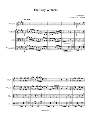 The Easy Winners (arr. Nick Lacanski)