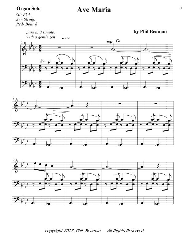 Ave Maria - organ solo