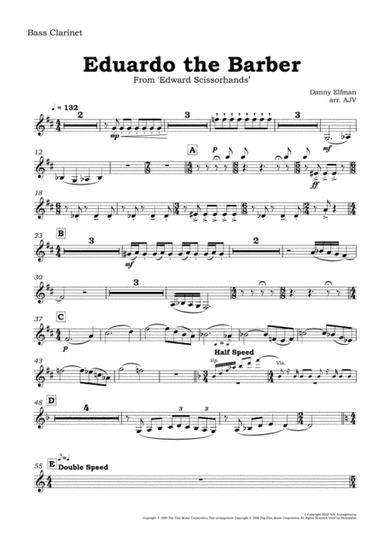 Edward Scissorhands Introduction (titles) (arr. Alistair Vennart)