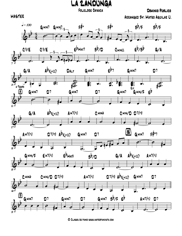 La Sandunga (arr. Mateo Aguilar)