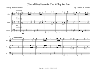 There'll Be Peace In The Valley For Me (tra.arr.) (arr. Dominic Meccia)