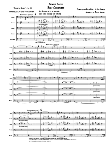 Blue Christmas (arr. Roger Wallace)