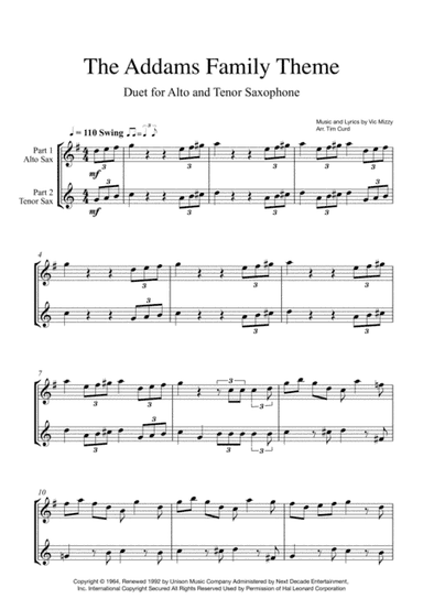 Addams Family Theme (arr. Tim Curd)