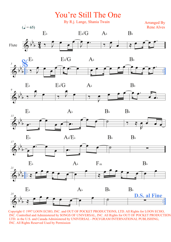 You're Still The One (arr. Rene Alves)