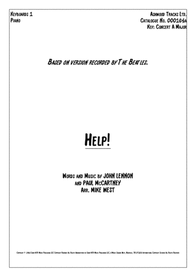 Help! (arr. Mike West)