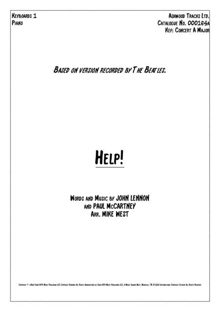 Help! (arr. Mike West)
