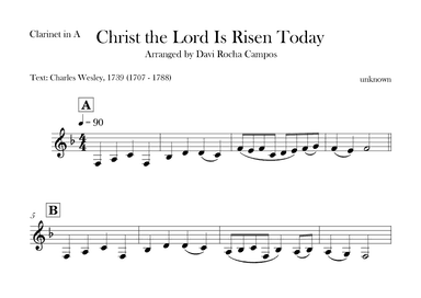 Christ the Lord is Rises today (arr. Davi Rocha Campos)