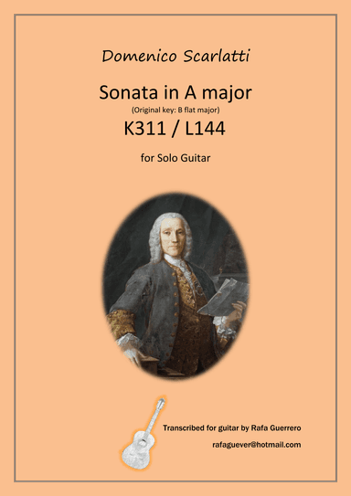Sonata K311 / L144 (arr. Rafa Guerrero)