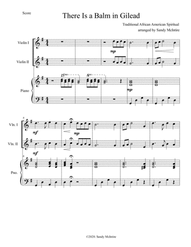 Balm in Gilead (arr. Sandy McIntire)
