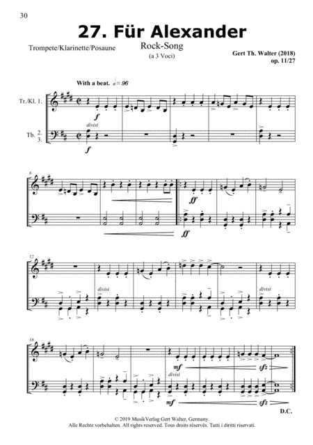 For Alexander (from Brass Pop Romanticists)