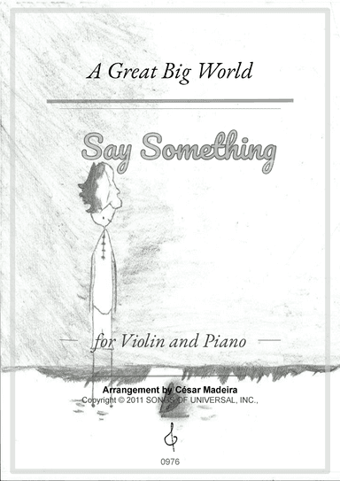 Say Something (arr. César Madeira)