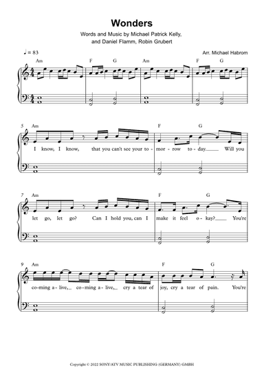 Wonders (arr. Michael Habrom)
