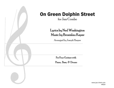 On Green Dolphin Street (arr. Joe Hasper)