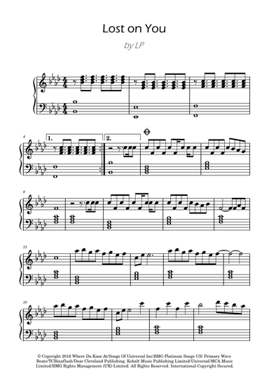 Lost On You (arr. Ygor Nunes)