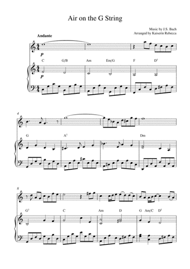 Air on the G String (arr. Kaiserin Rebecca)