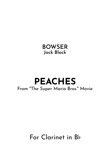 Peaches (arr. Jireh J.)