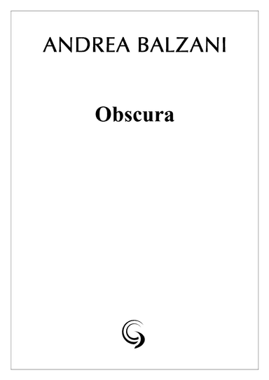 Obscura [PIANO SCORE] (foglio album)