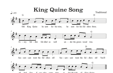 King Quine Song (arr. Riverside Guitar School)