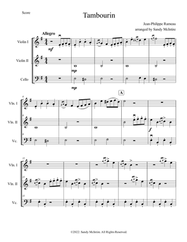 Tambourin (arr. Sandy McIntire)