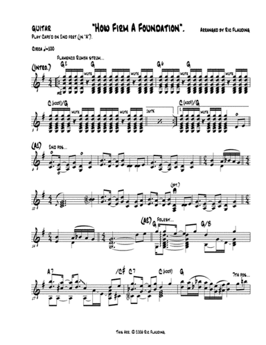 How Firm a Foundation (Guitar) (arr. Ric Flauding)