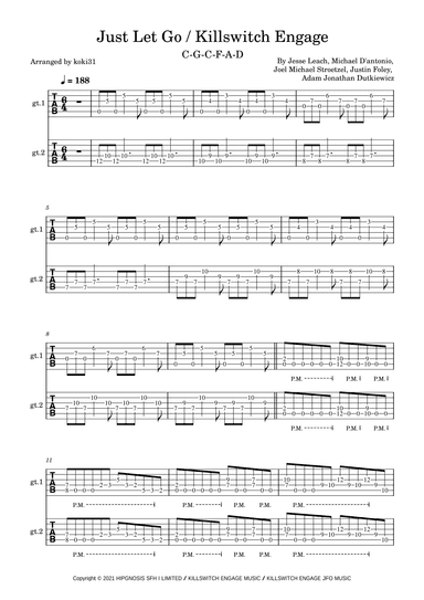 Just Let Go (arr. koki31)