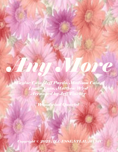 Any More (arr. Jeff Tincher)