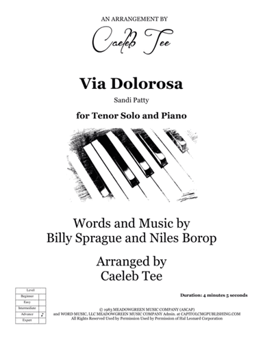 Via Dolorosa (arr. Caeleb Tee)