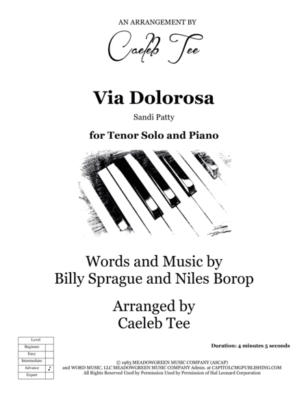 Via Dolorosa (arr. Caeleb Tee)