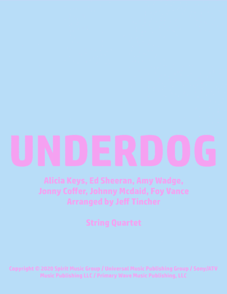 Underdog (arr. Jeff Tincher)