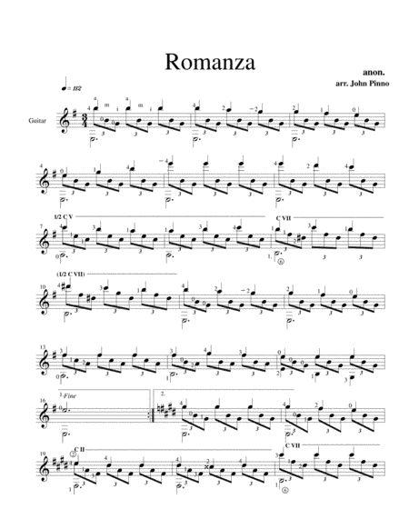 Romanza (arr. John Pinno)