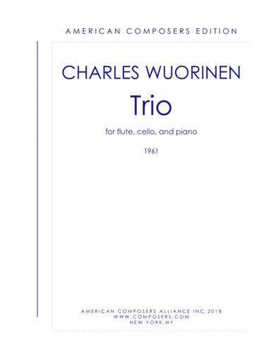 [Wuorinen] Trio