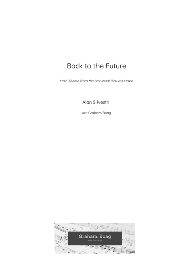 Back To The Future (arr. Graham Boag)